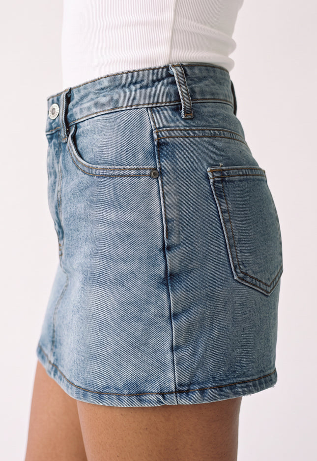 FALDA PANTALÓN ARMONIAS DENIM