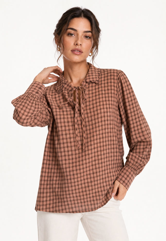 BLUSA ARMONIAS PREMIUM CUADROS