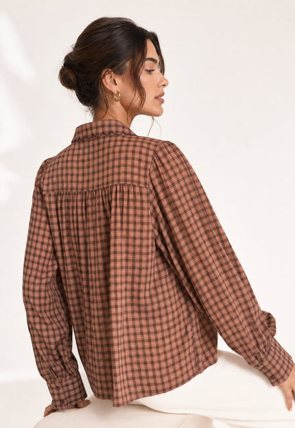 BLUSA ARMONIAS PREMIUM CUADROS