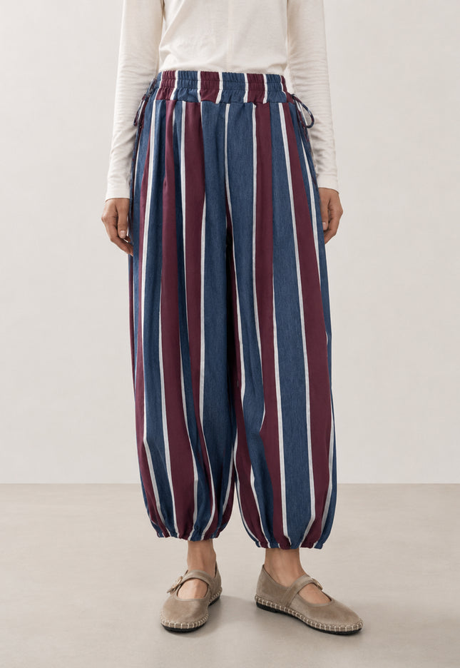 PANTALÓN ARMONIAS ALGODÓN RAYAS