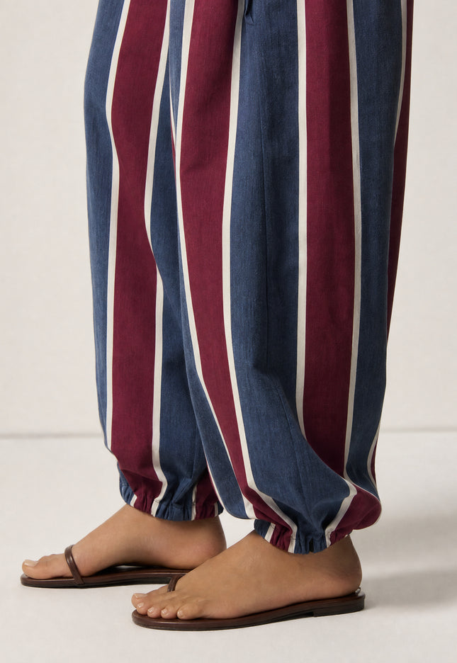 PANTALÓN ARMONIAS ALGODÓN RAYAS