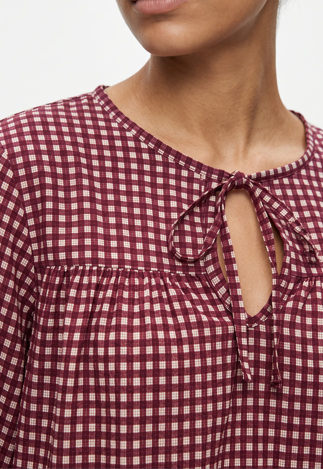 BLUSA ARMONIAS TEEN ALGODÓN CUADROS