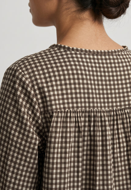 BLUSA ARMONIAS TEEN ALGODÓN CUADROS