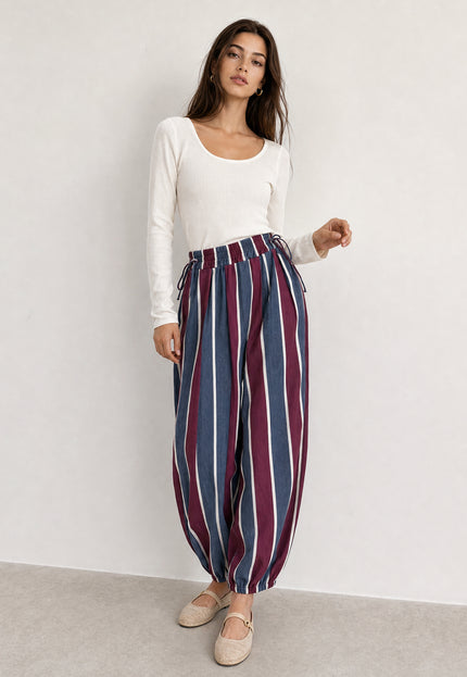 PANTALÓN ARMONIAS ALGODÓN RAYAS