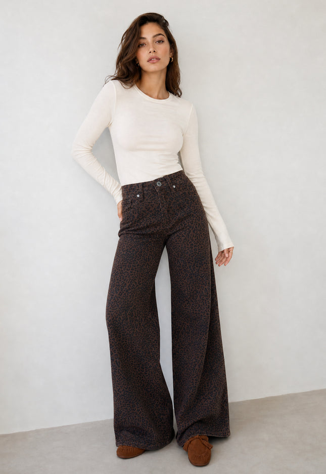 JEANS ARMONIAS LEOPARD