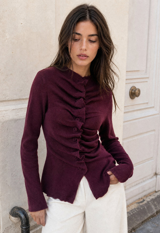 JERSEY ARMONIAS PREMIUM LANA FRUNCIDO