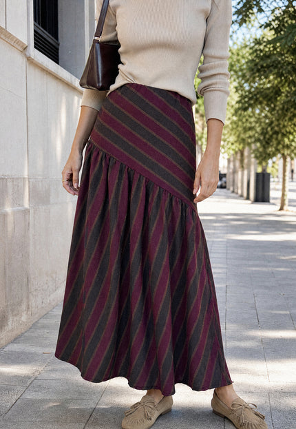 FALDA ARMONIAS TEEN MIDI RAYAS