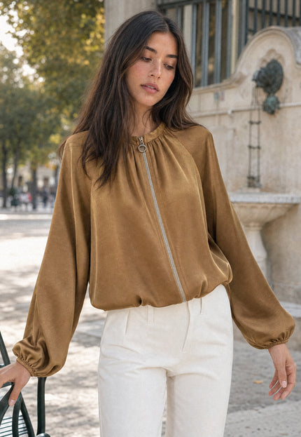 BOMBER ARMONIAS SATINADO