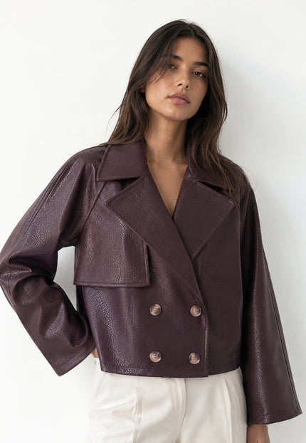 CHAQUETA ARMONIAS EFECTO PIEL GIRONA