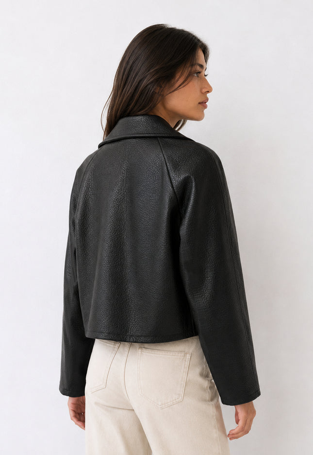 CHAQUETA ARMONIAS EFECTO PIEL GIRONA