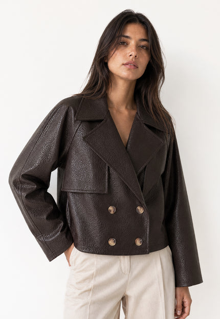 CHAQUETA ARMONIAS EFECTO PIEL GIRONA