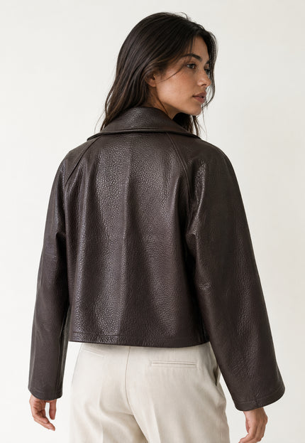 CHAQUETA ARMONIAS EFECTO PIEL GIRONA