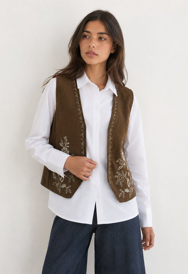 CONJUNTO CAMISA Y CHALECO