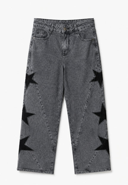 JEANS ARMONIAS TEEN GRIS ESTRELLAS