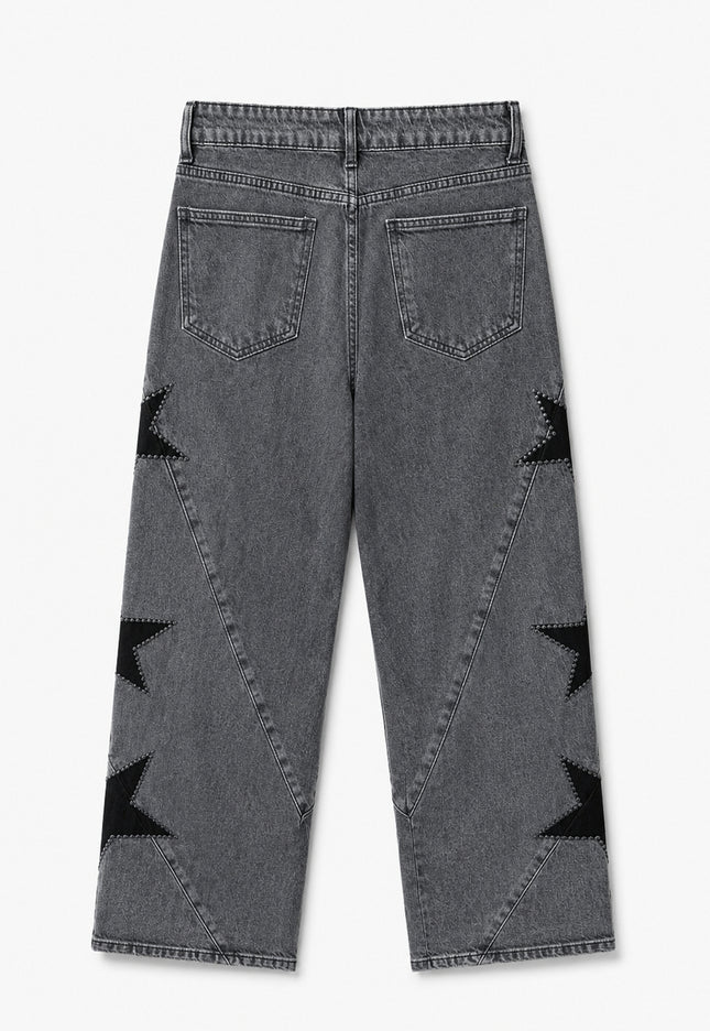 JEANS ARMONIAS TEEN GRIS ESTRELLAS