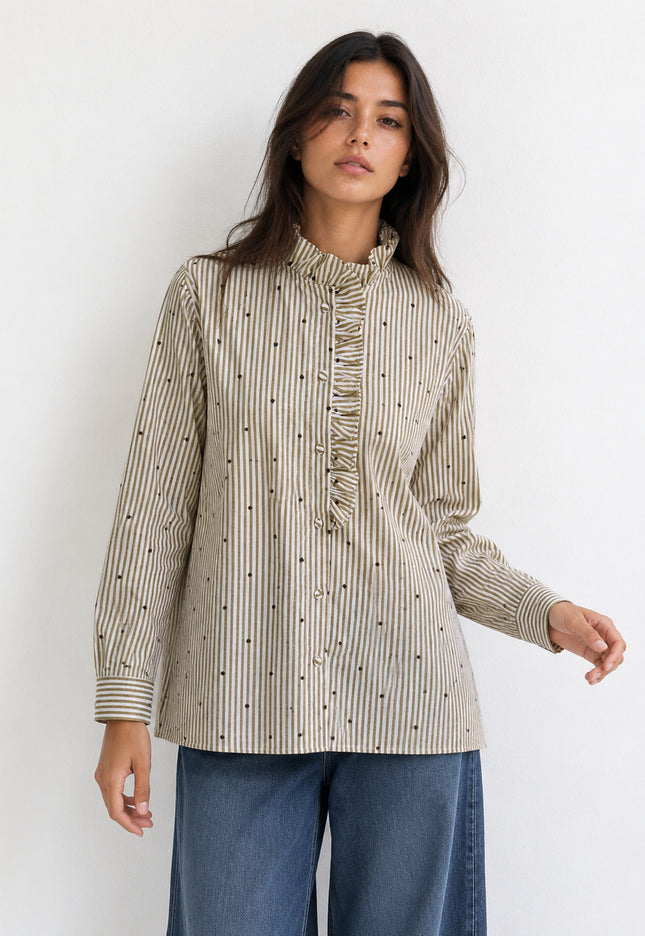 CAMISA ARMONIAS RAYAS CORAZONES