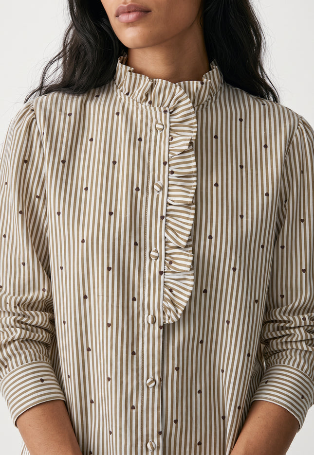 CAMISA ARMONIAS RAYAS CORAZONES