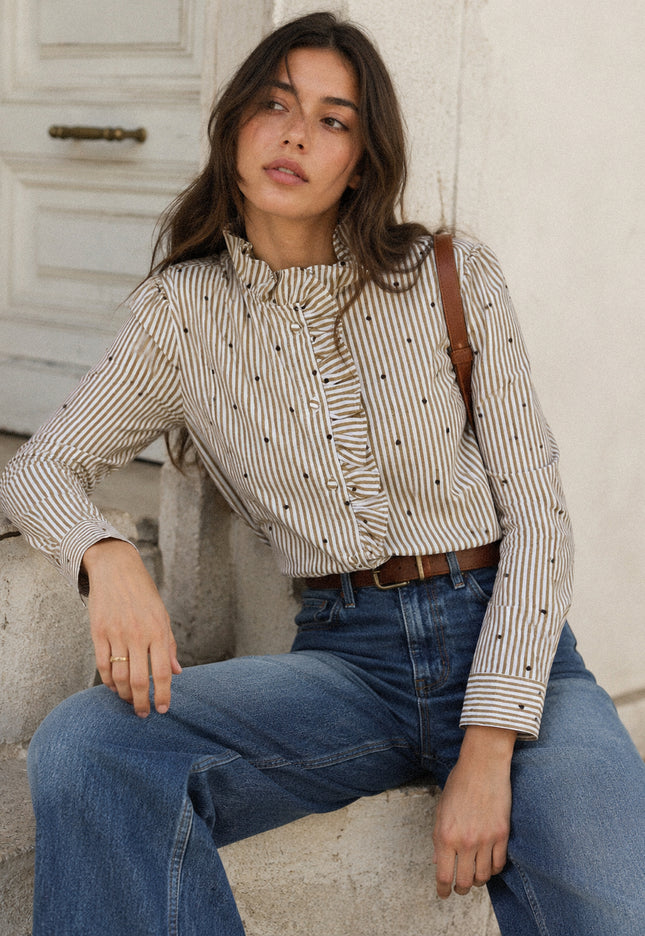 CAMISA ARMONIAS RAYAS CORAZONES