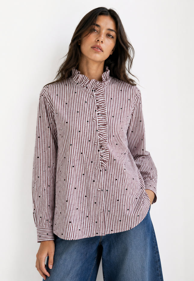 CAMISA ARMONIAS RAYAS CORAZONES