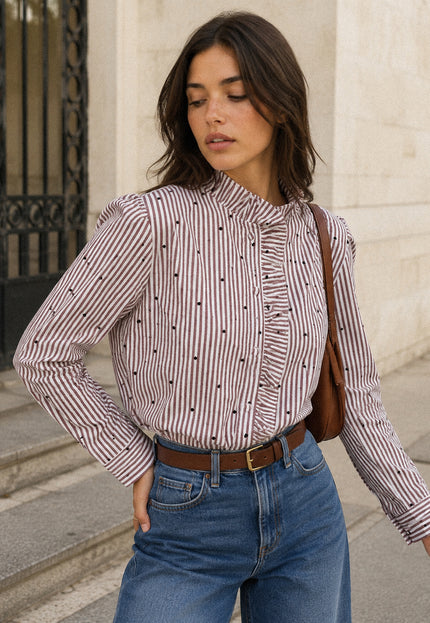 CAMISA ARMONIAS RAYAS CORAZONES