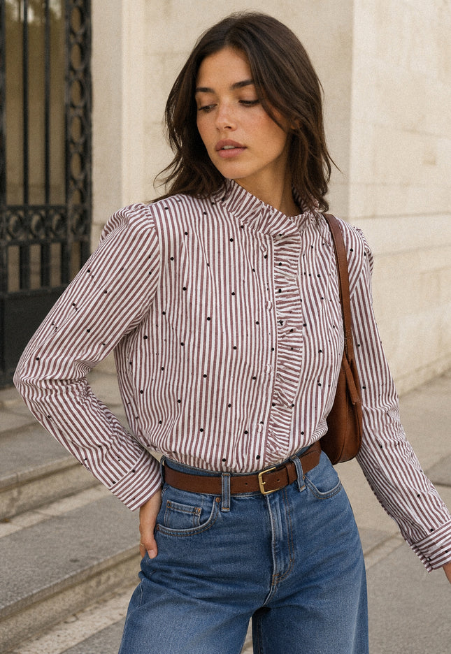 CAMISA ARMONIAS RAYAS CORAZONES