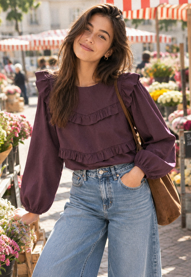 BLUSA ARMONIAS TEEN POPELÍN