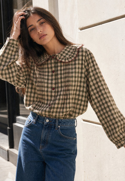 BLUSA ARMONIAS PREMIUM CUADROS