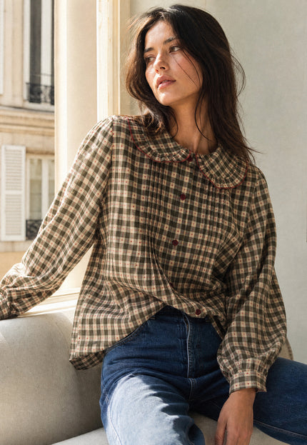 BLUSA ARMONIAS PREMIUM CUADROS