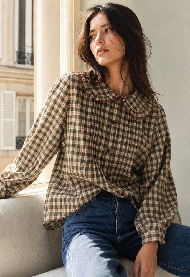 BLUSA ARMONIAS PREMIUM CUADROS