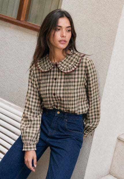 BLUSA ARMONIAS PREMIUM CUADROS