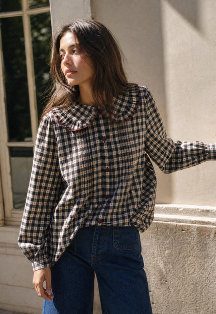 BLUSA ARMONIAS PREMIUM CUADROS