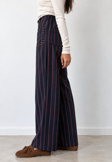 PANTALÓN ARMONIAS TEEN RAYAS TACHUELAS