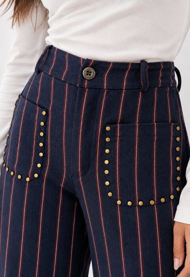 PANTALÓN ARMONIAS TEEN RAYAS TACHUELAS
