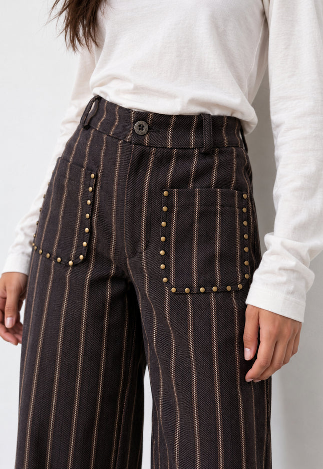 PANTALÓN ARMONIAS TEEN RAYAS TACHUELAS