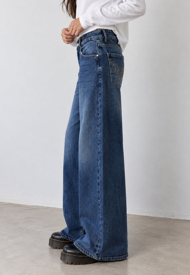 JEANS ARMONIAS TEEN STRASS ALAS