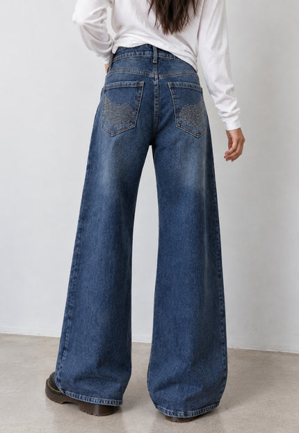 JEANS ARMONIAS TEEN STRASS ALAS