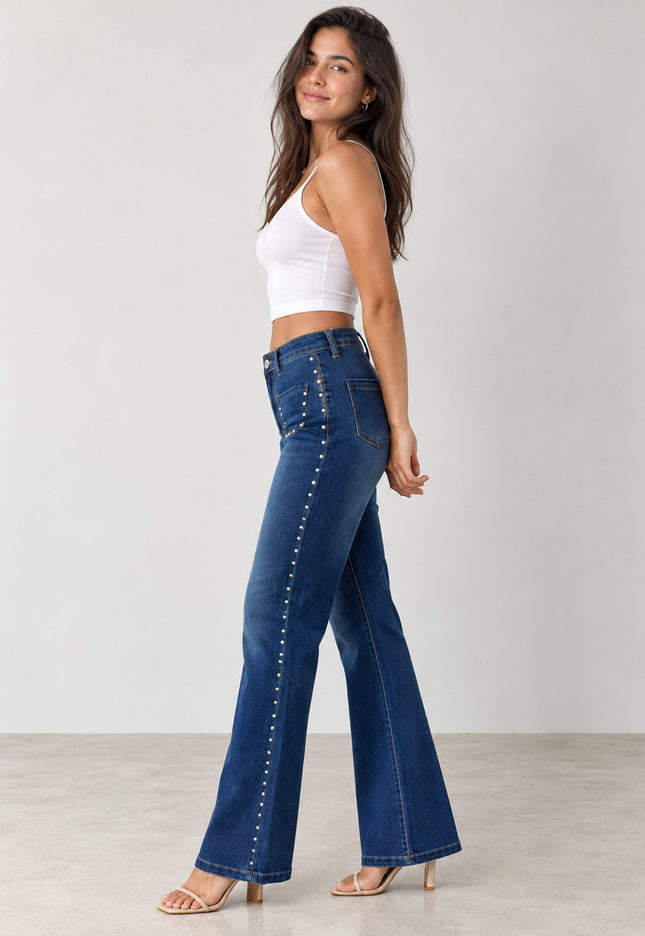 JEANS ARMONIAS TEEN TACHUELAS