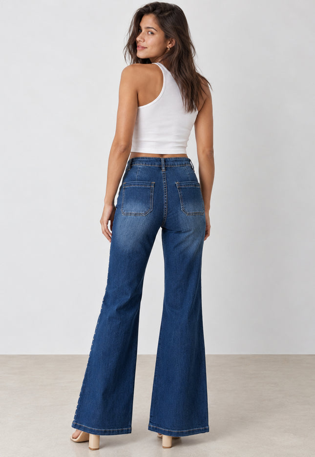 JEANS ARMONIAS TEEN TACHUELAS