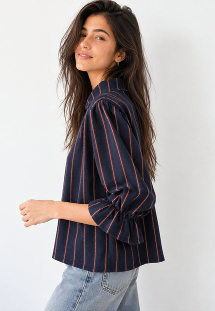 BLUSA ARMONIAS TEEN ALGODÓN RAYAS