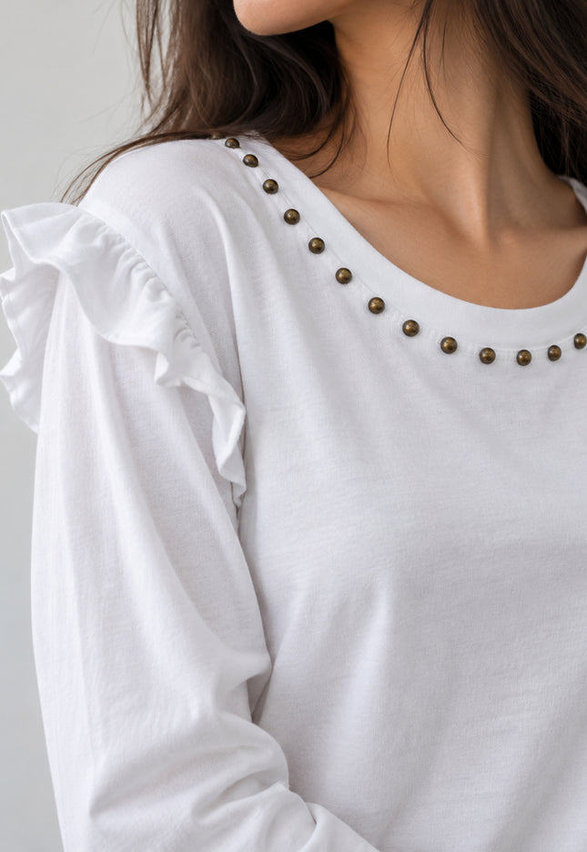 CAMISETA ARMONIAS TEEN TACHUELAS