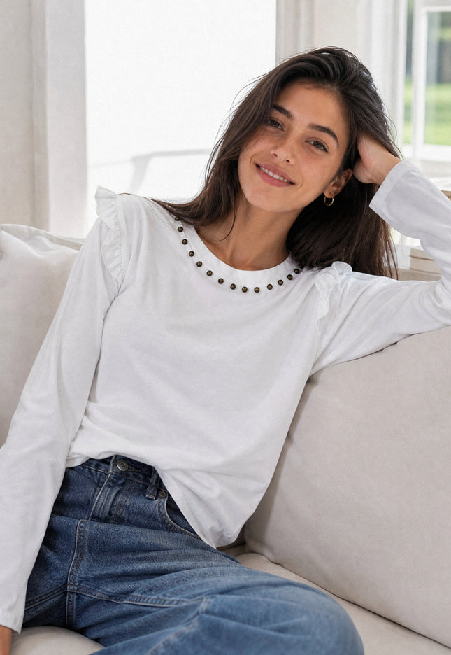 CAMISETA ARMONIAS TEEN TACHUELAS