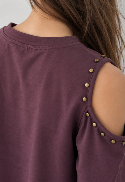 CAMISETA ARMONIAS TEEN CUT OUT TACHUELAS