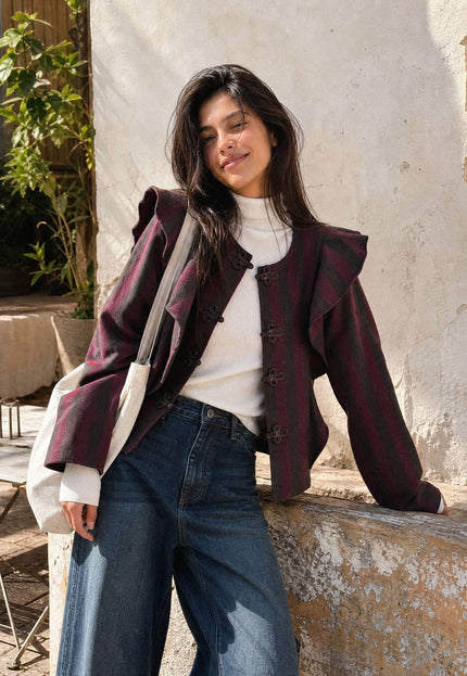 CHAQUETA ARMONIAS TEEN RAYAS