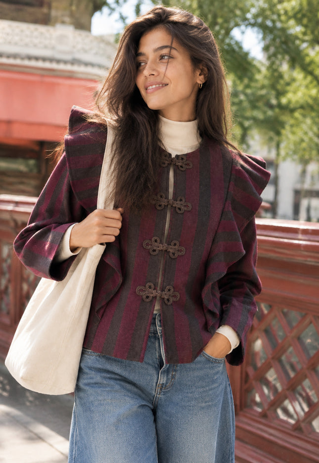 CHAQUETA ARMONIAS TEEN RAYAS