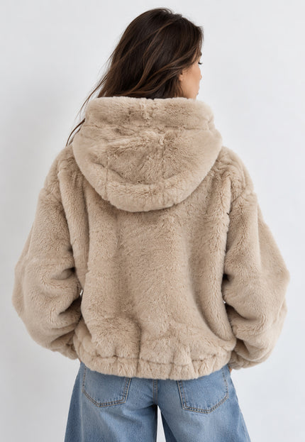 CAZADORA ARMONIAS PELO CAPUCHA