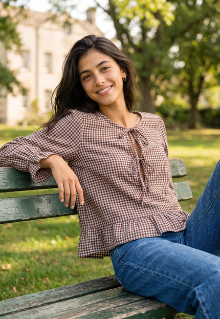BLUSA ARMONIAS TEEN CUADROS