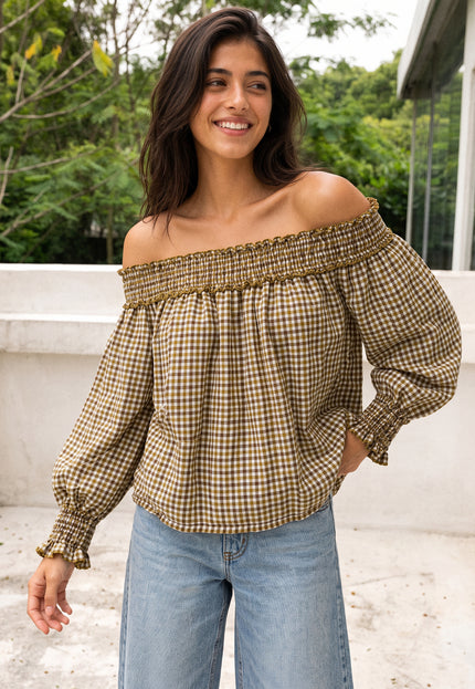 BLUSA ARMONIAS TEEN CUADROS