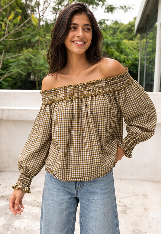 BLUSA ARMONIAS TEEN CUADROS