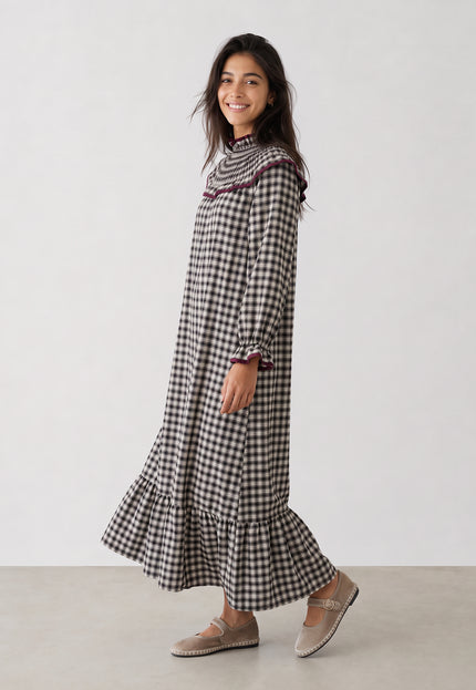 VESTIDO ARMONIAS TEEN CUADROS AMPLIO
