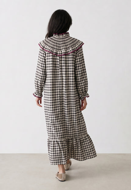 VESTIDO ARMONIAS TEEN CUADROS AMPLIO